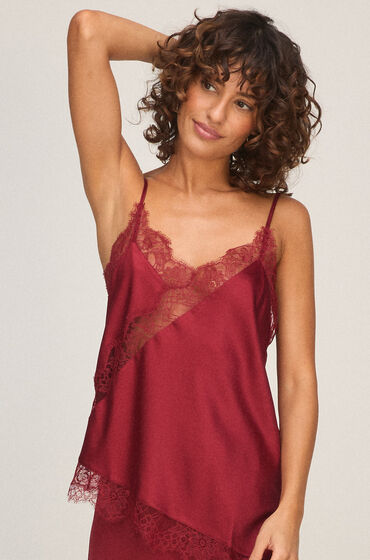 Hunkemöller Pyjama Cami Cecilia Rood