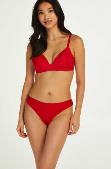 Invisible string Lace back Rood
