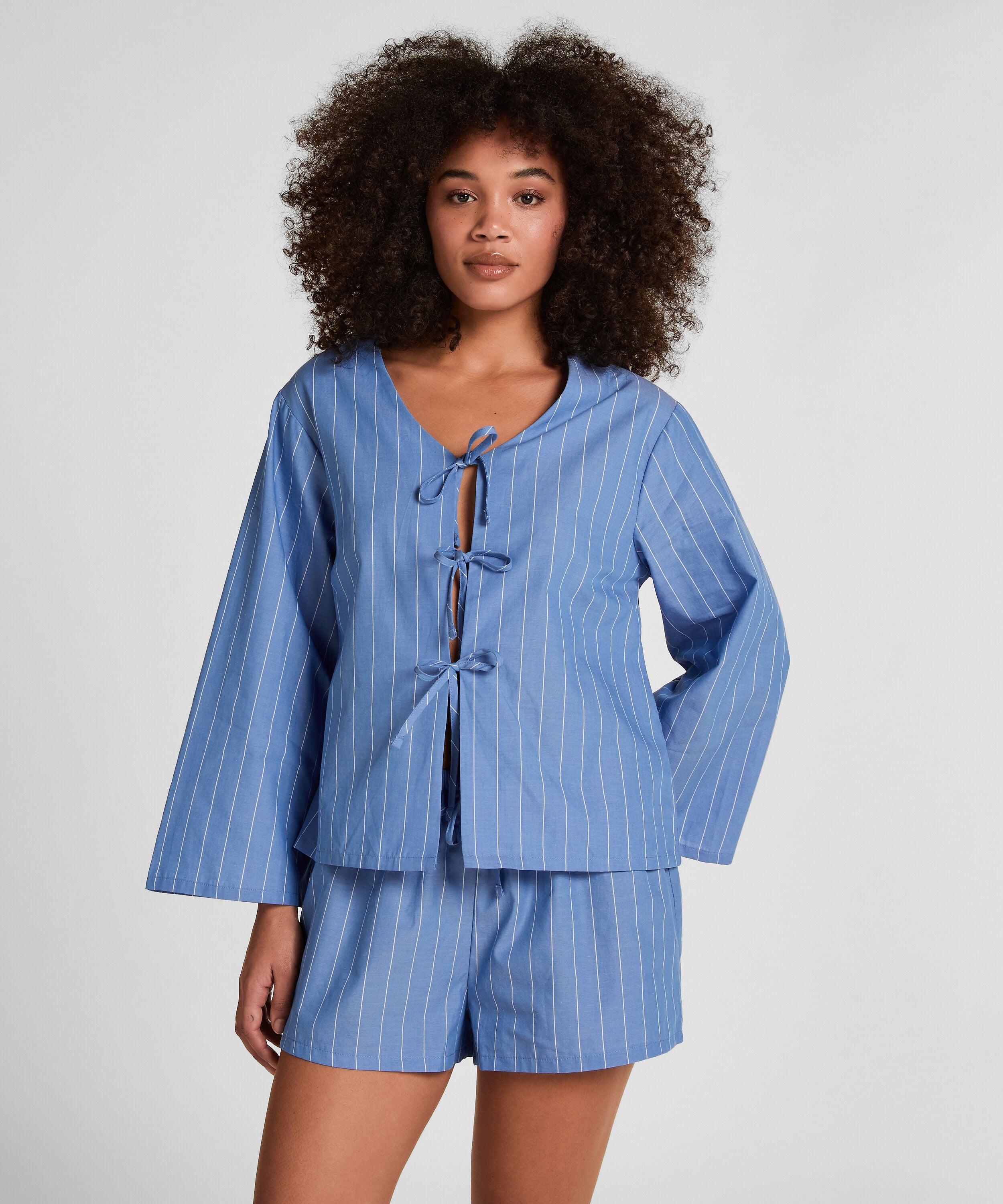 Gestreepte Pyjama Jacket
