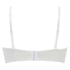 Voorgevormde strapless maximizer beugel bh, Wit