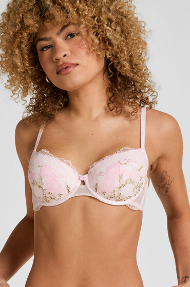 Hunkemöller Voorgevormde Beugel bh Miri Roze