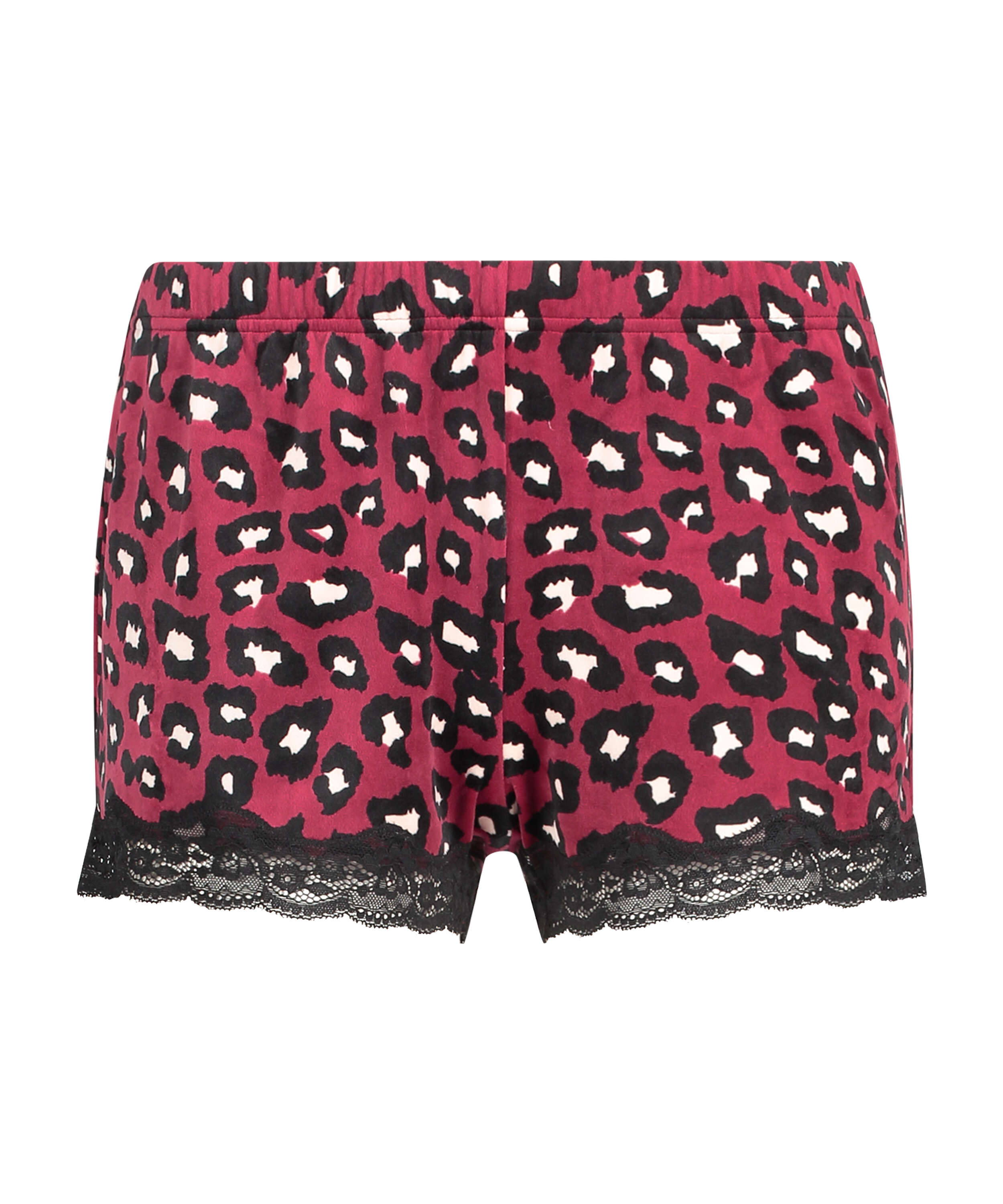 Shorts Velours Lace, Rood, main