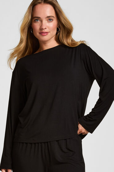 Hunkemöller Top Jersey Essential Zwart