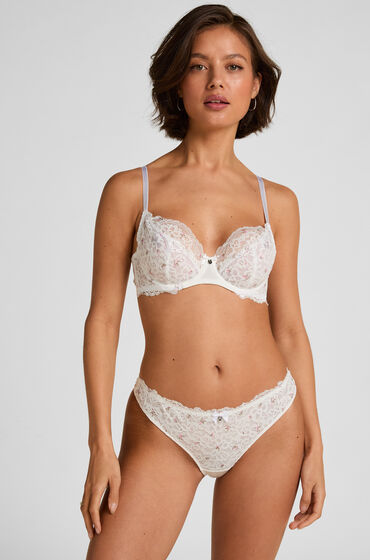 Hunkemöller String Marine Wit