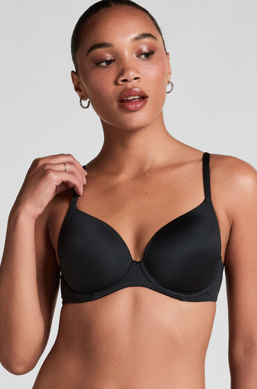 Hunkemoller Voorgevormde Beugel Bh Super Soft Zwart hunkemoller kopen in de aanbieding