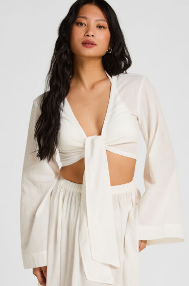 Hunkemöller Strand Top Glam Wit