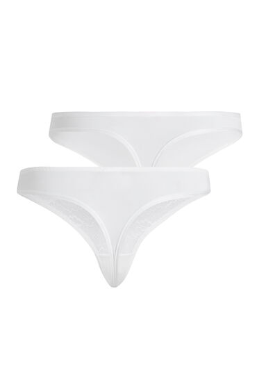 Hunkemöller 2-pack strings Angie Wit