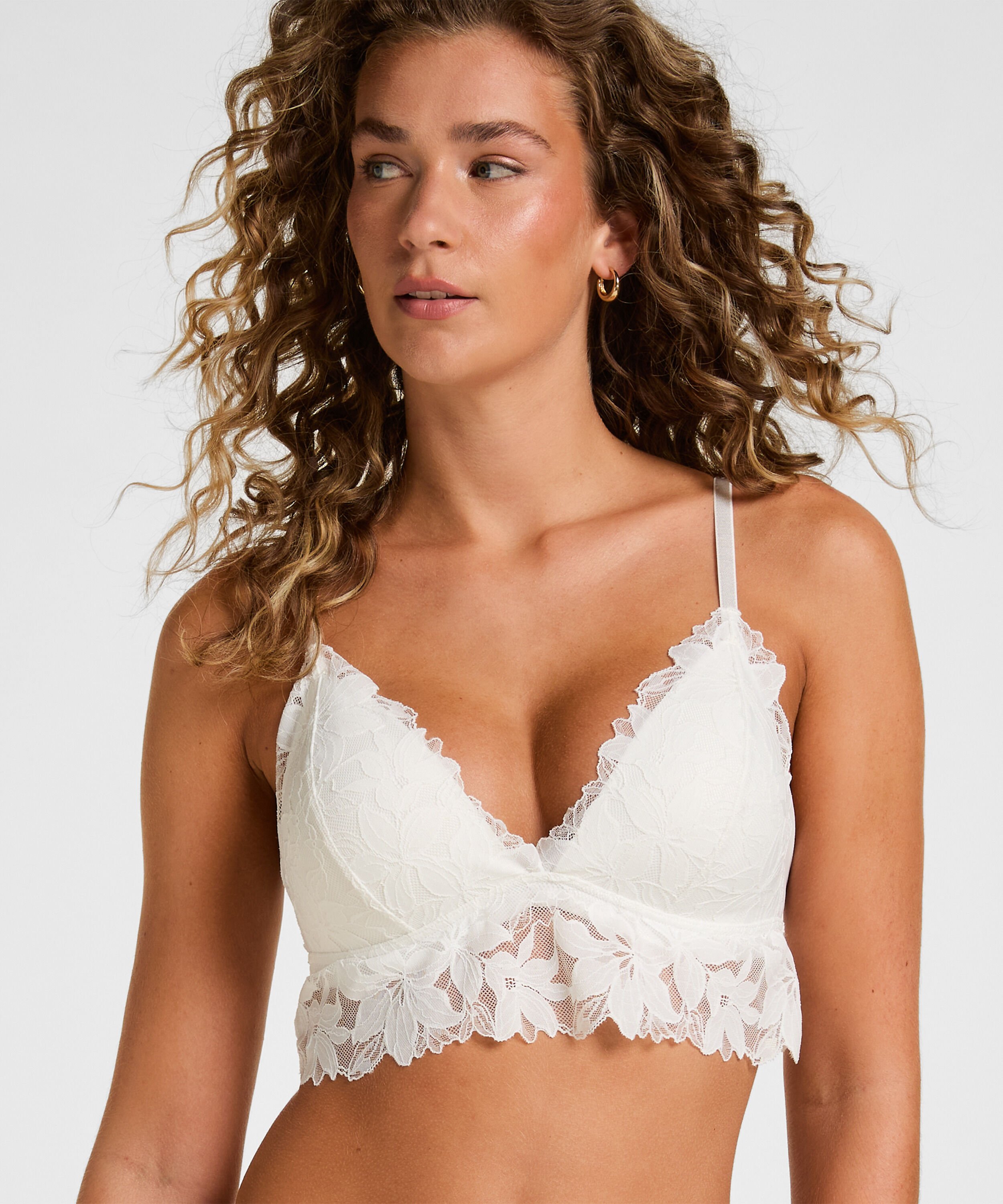 Bralette Ingrid, Wit Bralette Ingrid, Wit