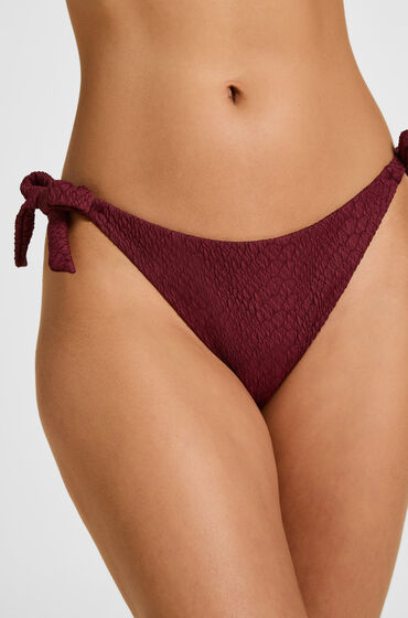 Hunkemöller Hoog Uitgesneden Bikinibroekje Aruba Paars