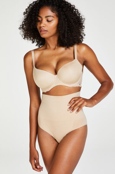 Hunkemoller Corrigerende Hoge Slip Huidskleur hunkemoller kopen in de aanbieding