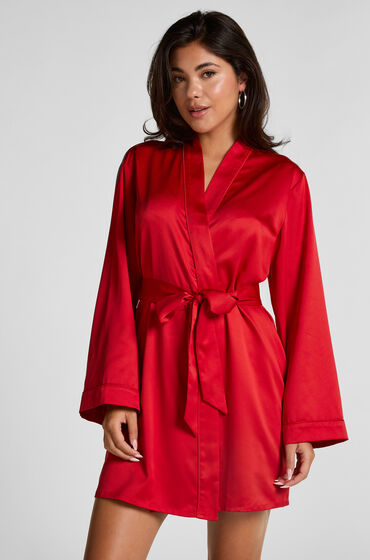 Hunkemöller Kimono Satin Rood