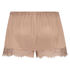 Pyjamashort zijde Scallop Lace, Roze