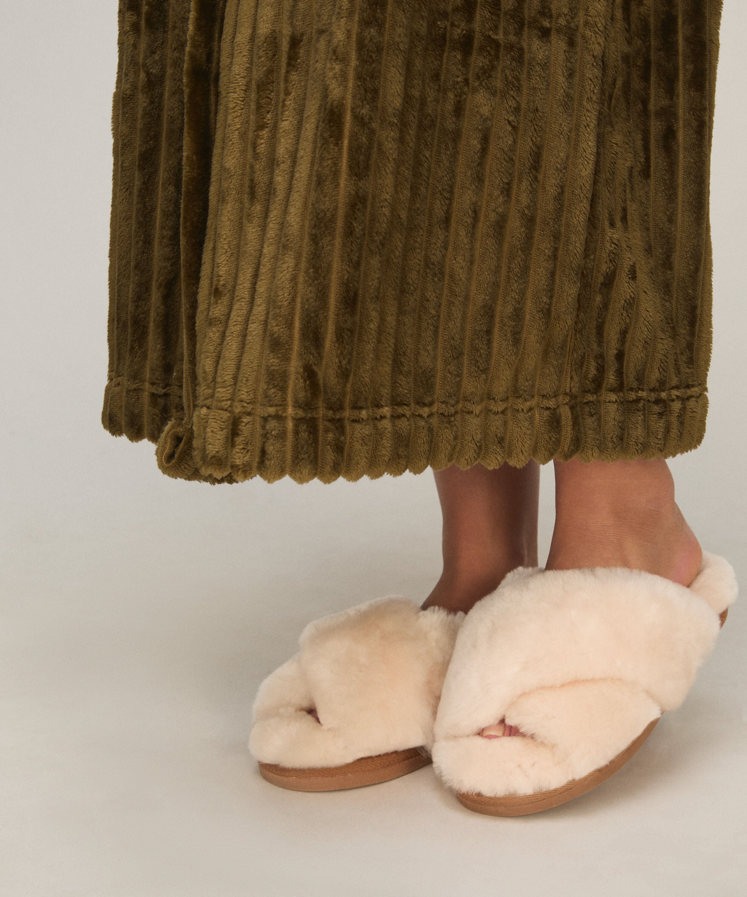 Pantoffels Sheepskin, Wit Pantoffels Sheepskin, Wit