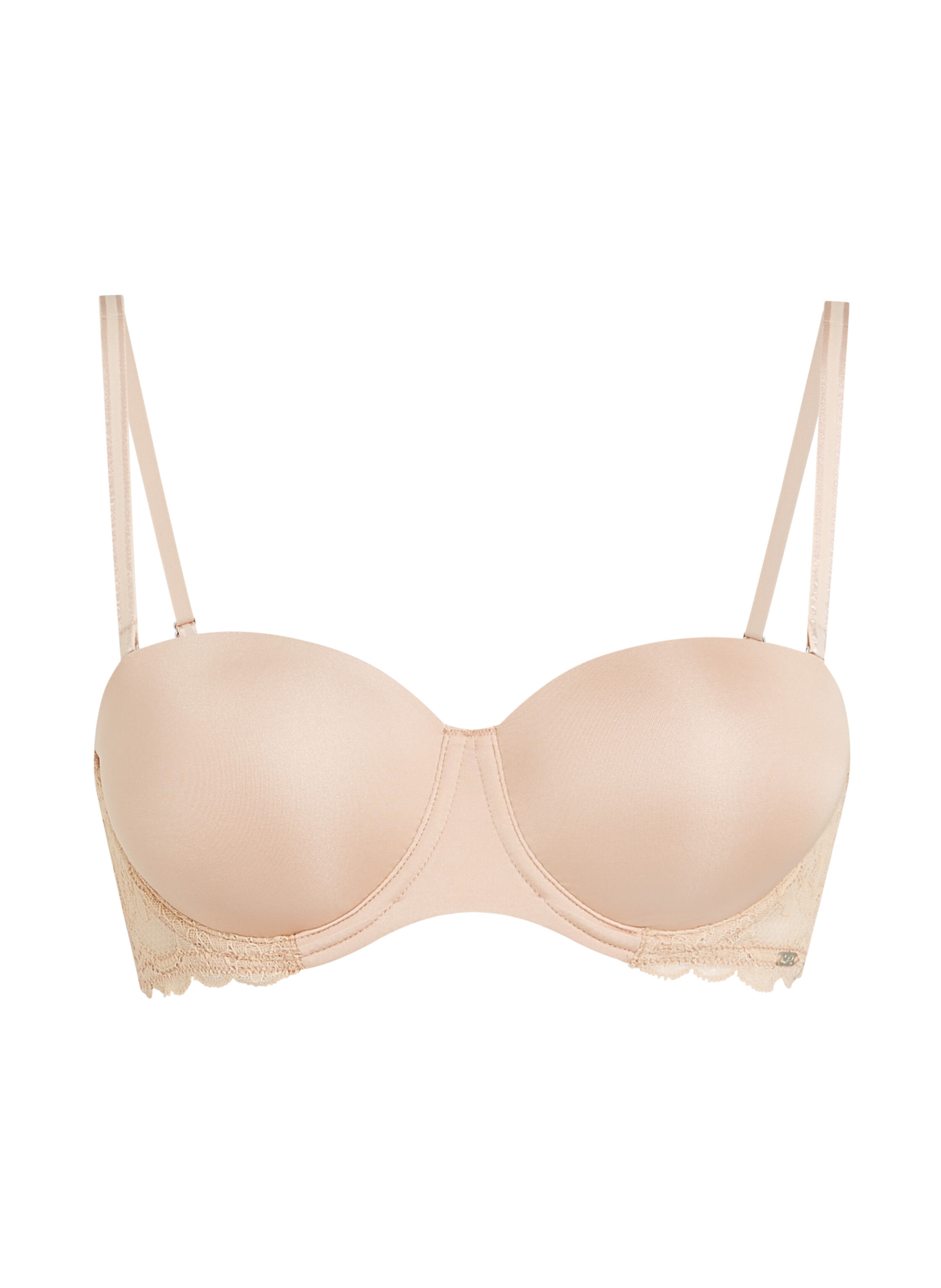 Voorgevormde strapless beugel bh Angie, Beige