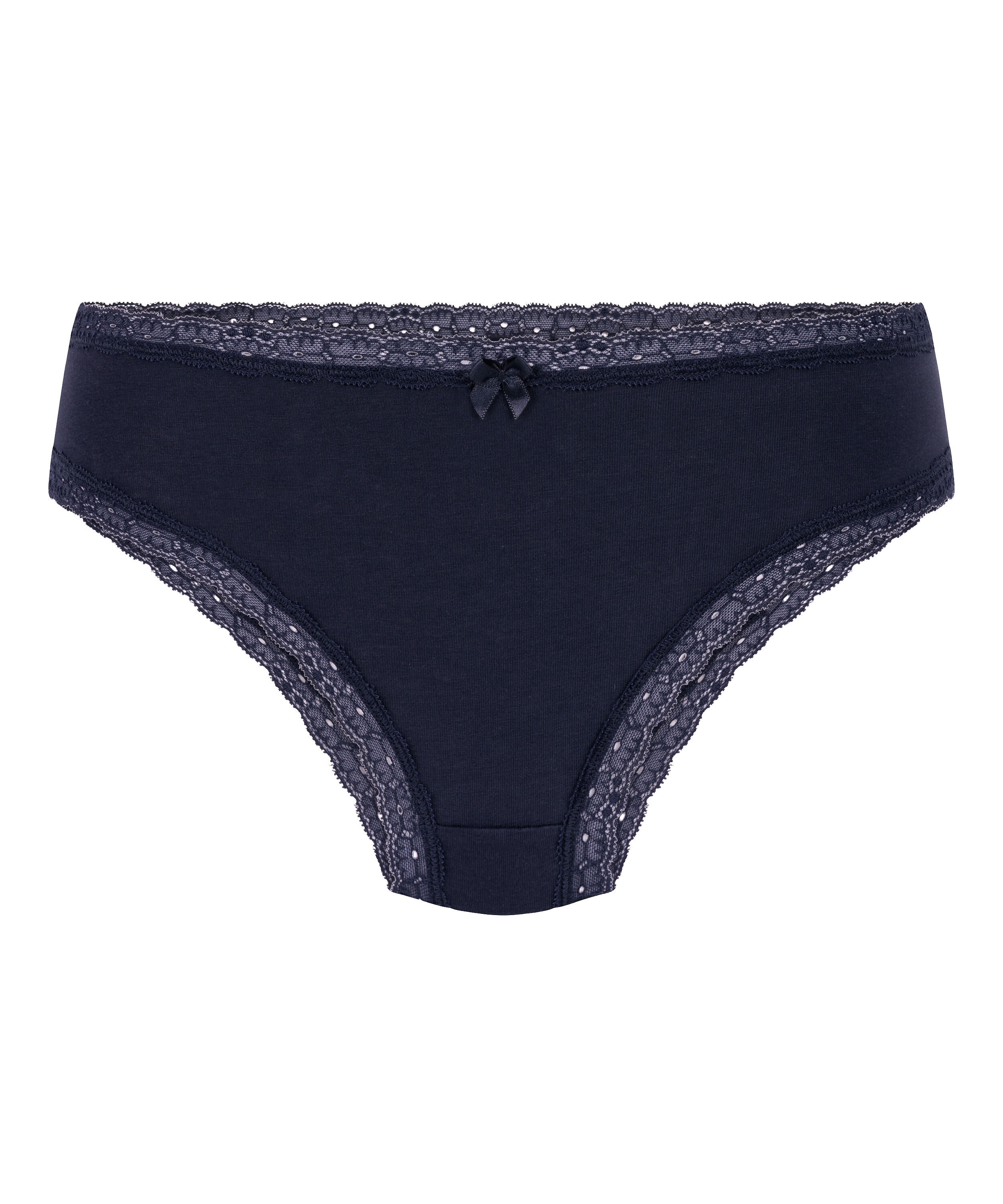 mimosso Dames Braziliaans met kant van biologisch katoen Ademend 5-pack - Sexy, Comfortabel & Onzichtbaar - Ondergoed voor dagelijks gebruik (Gr. S- 2XL), wit, XL