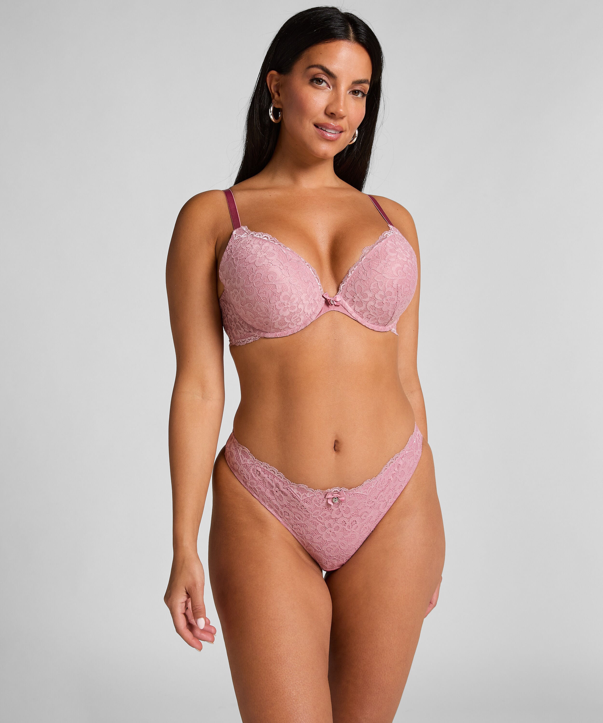 Voorgevormde push-up beugel bh Marine