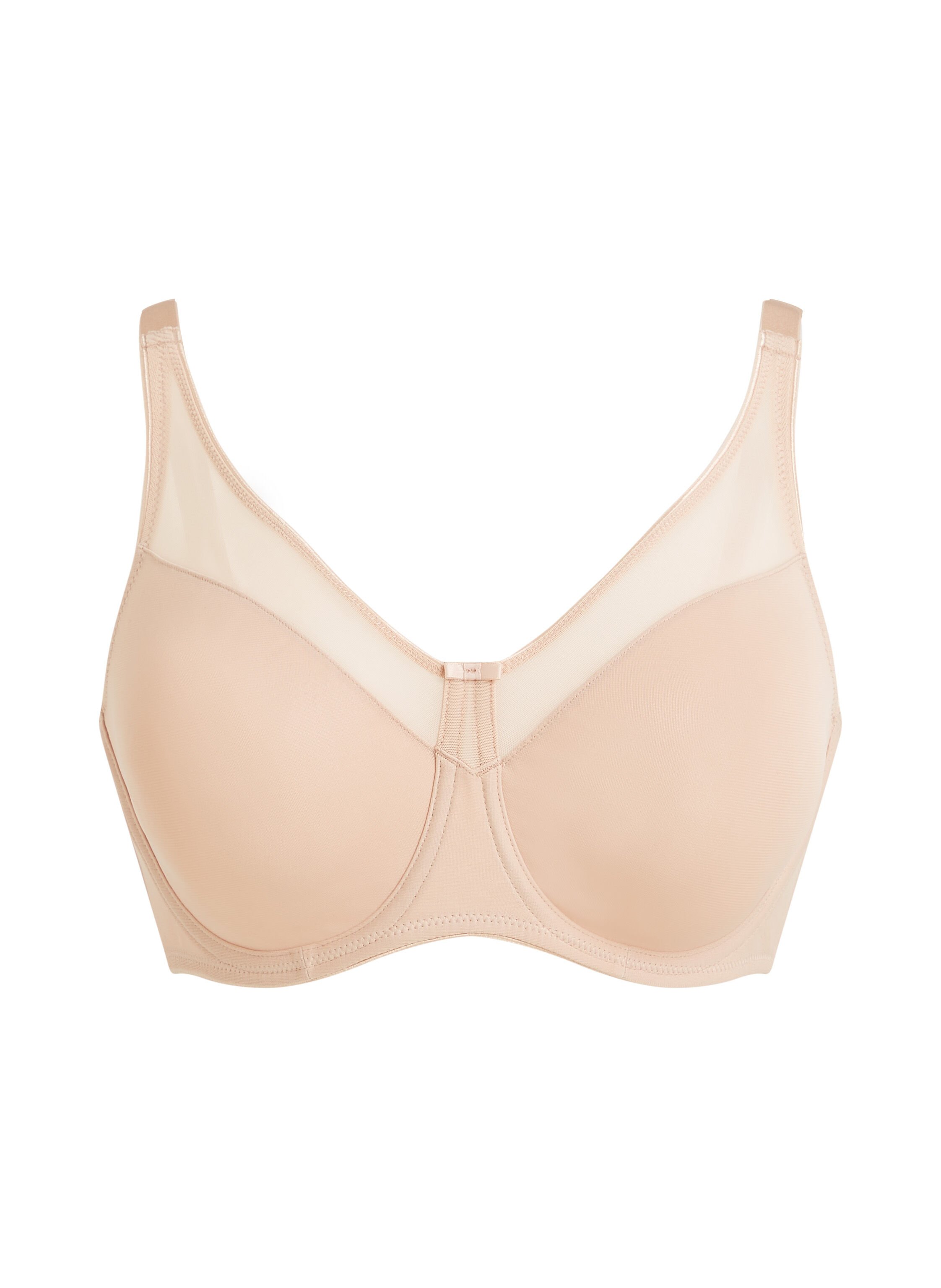 Niet-voorgevormde minimizer beugel bh Nina, Beige