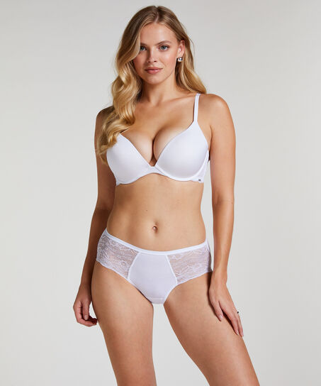 Superslip Lace Midi, Wit