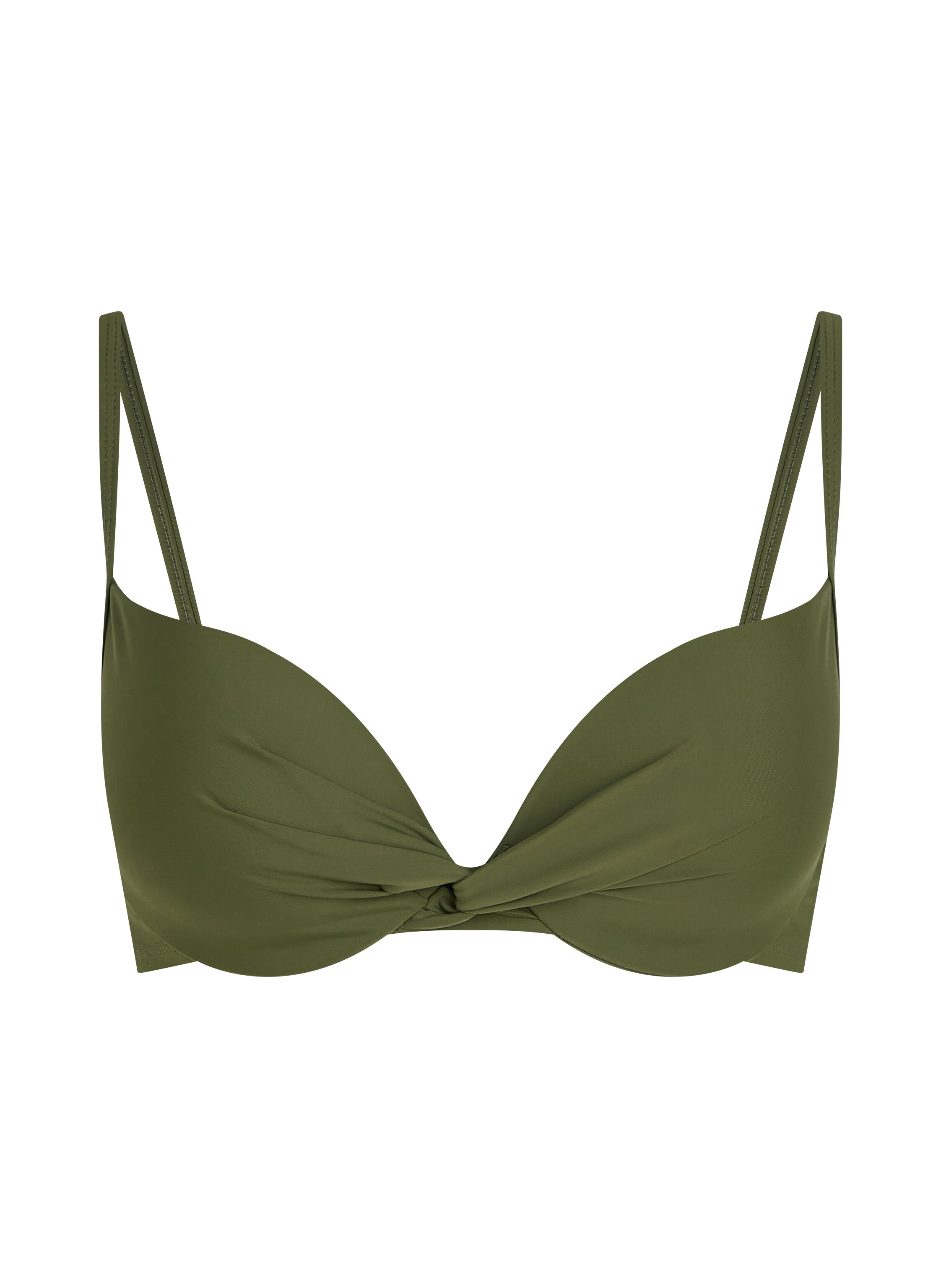 Voorgevormde beugel bikinitop Luna, Groen Voorgevormde beugel bikinitop Luna, Groen
