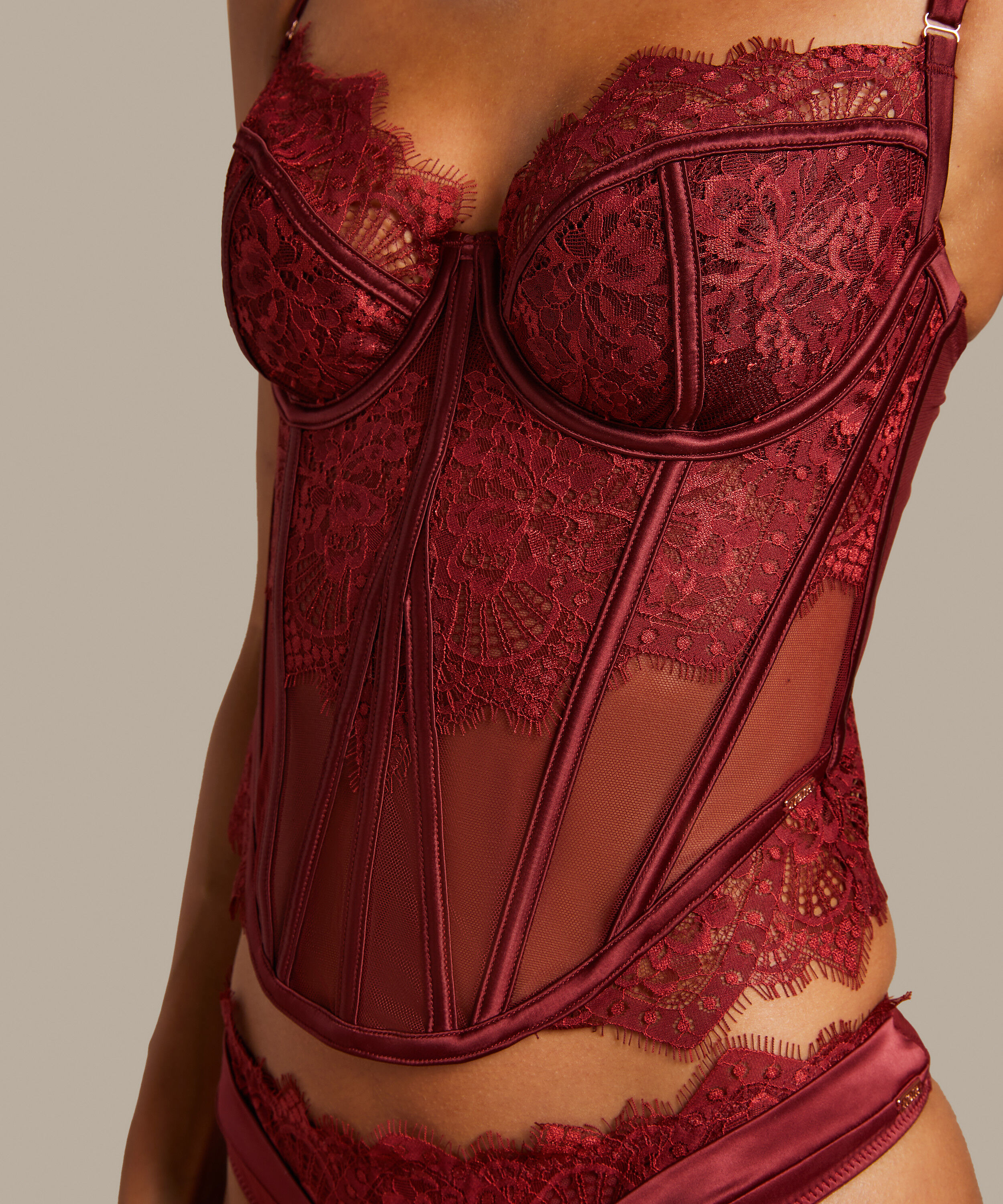 Bustier Zoe - Rood - Bodies & Bustiers - Hunkemöller