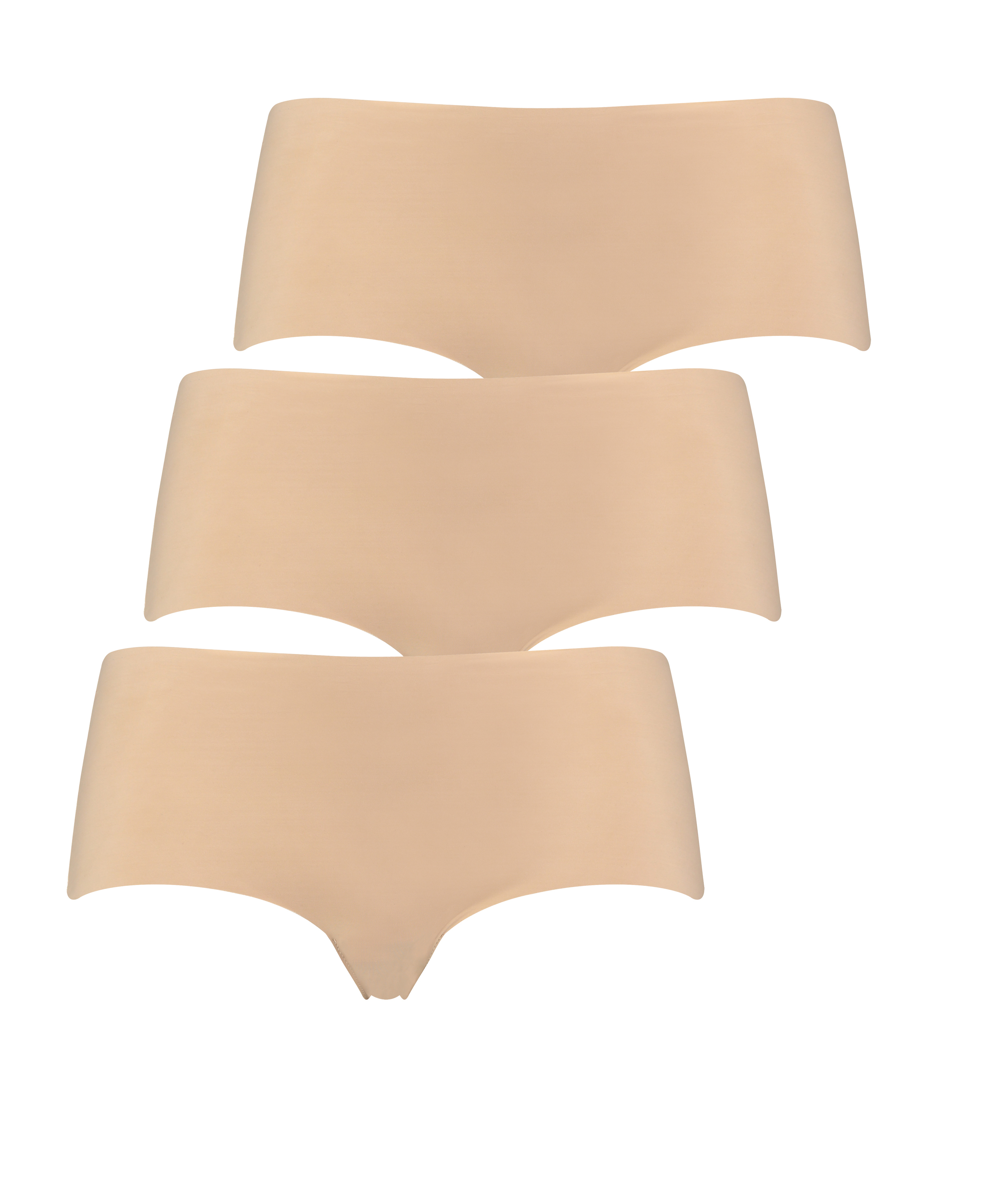 3-pack Invisible Short, Beige, main
