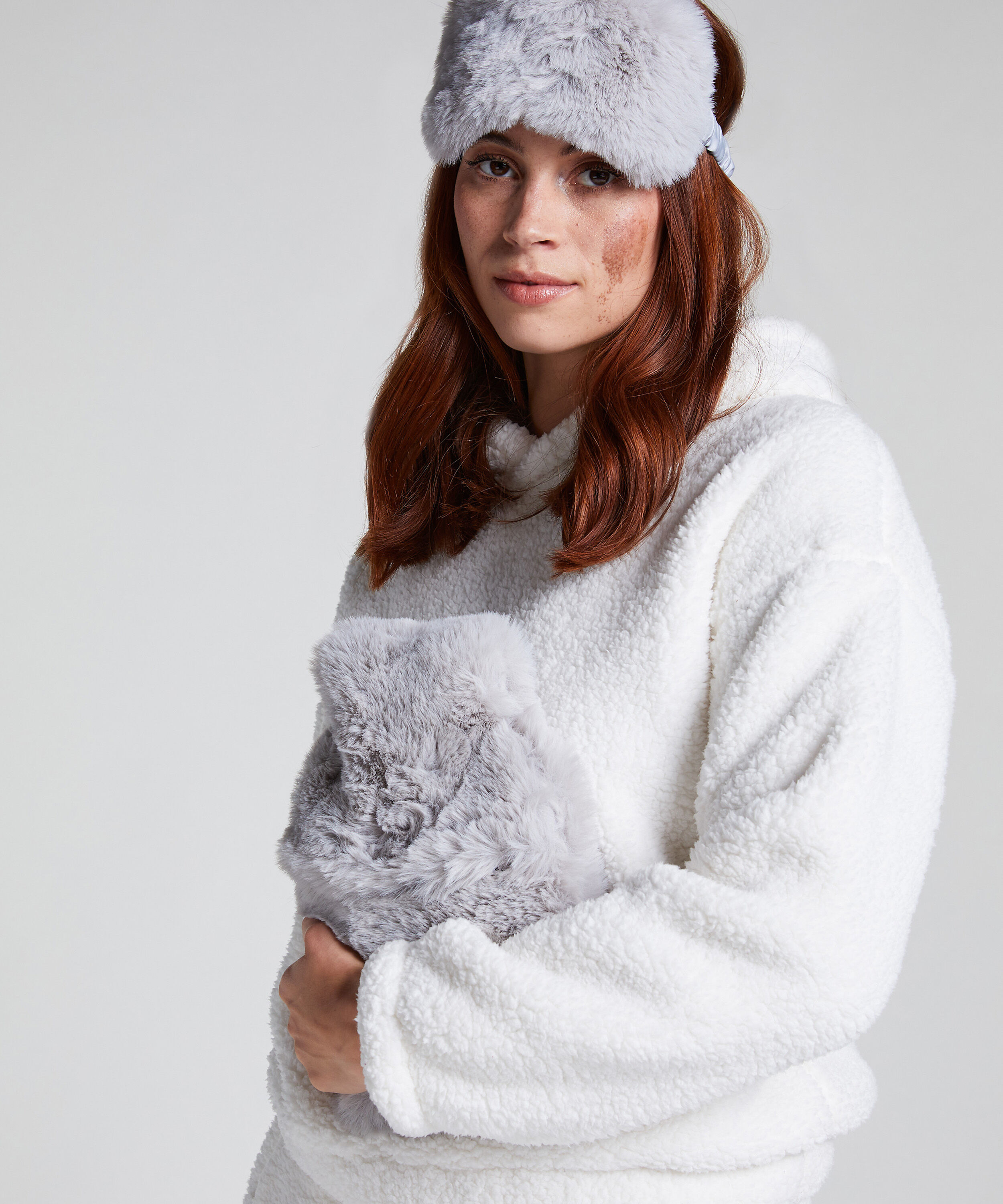 Kruik Slaapmasker Set, Grijs