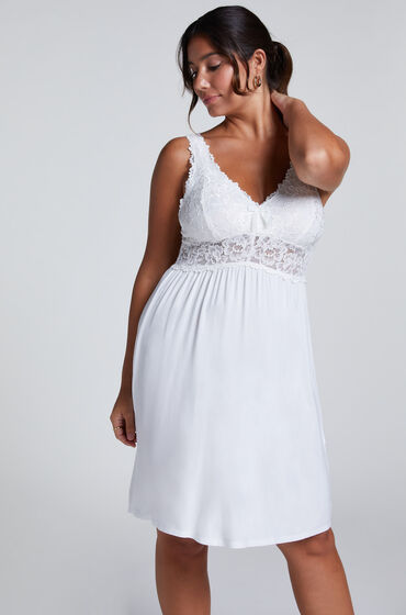 Hunkemöller Slipdress Nora Lace Wit
