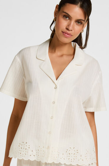 Hunkemöller Jacket Scallop Wit