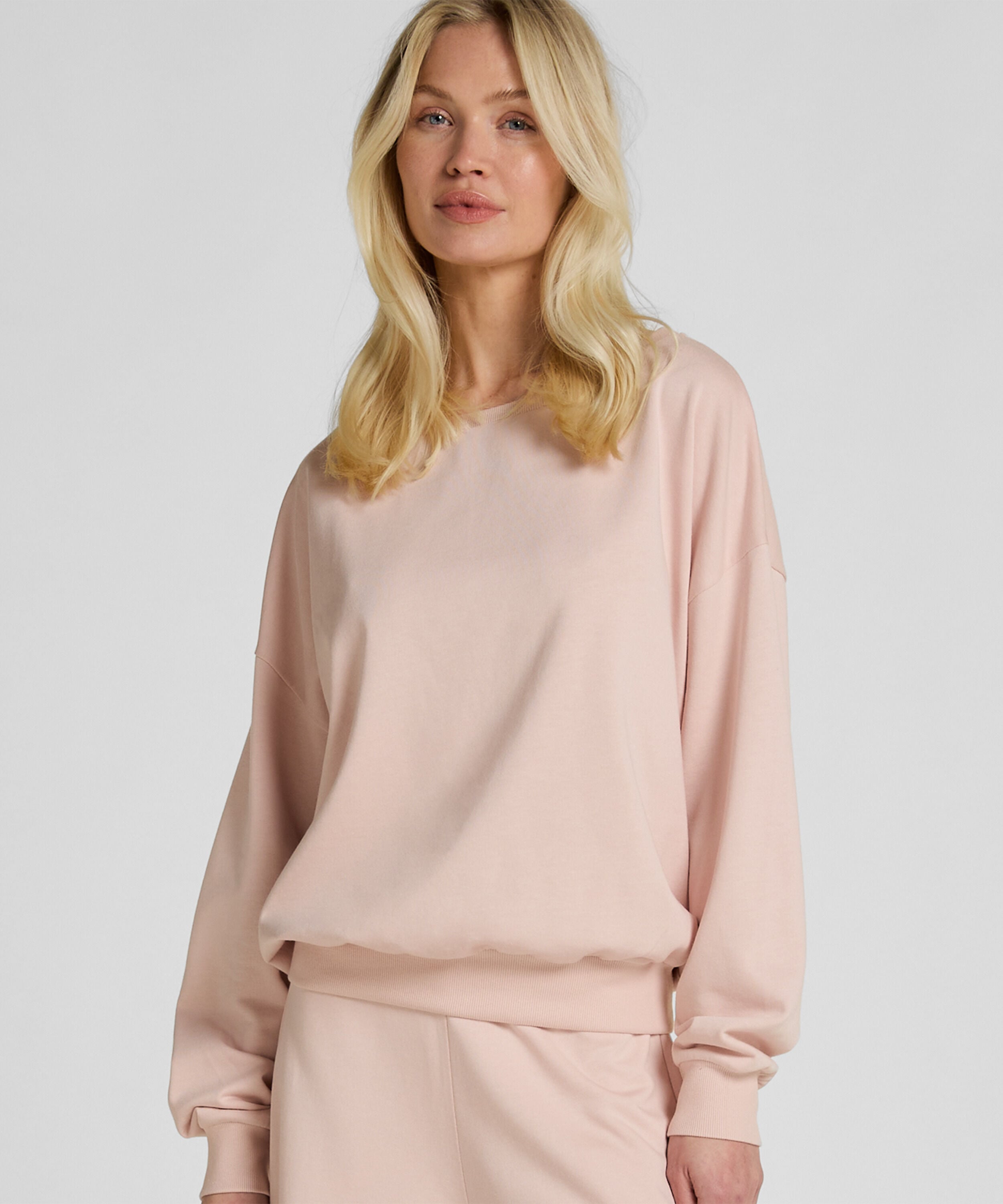 Boatneck Sweater Audrey, Roze