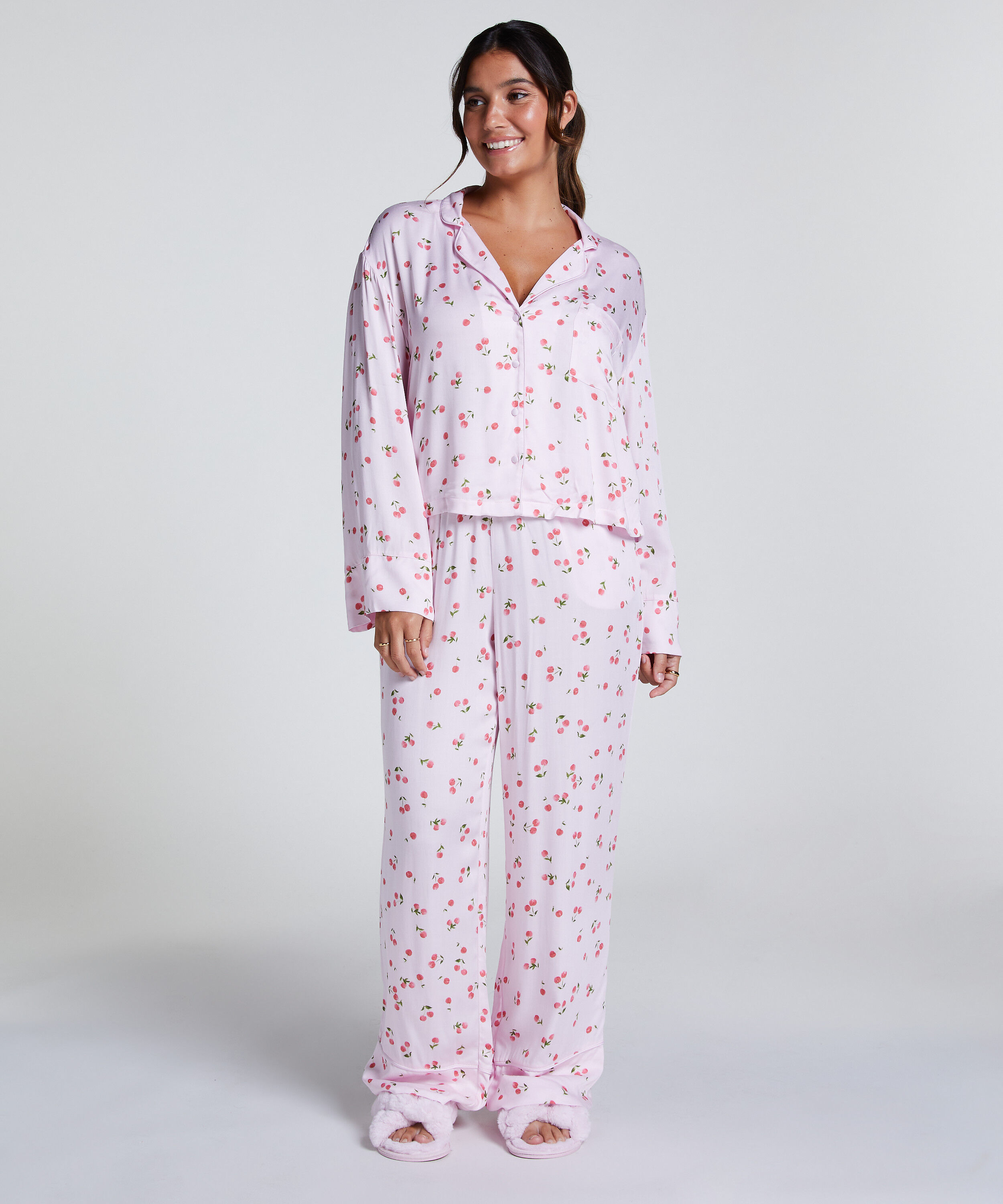 Broek Satijn, Roze