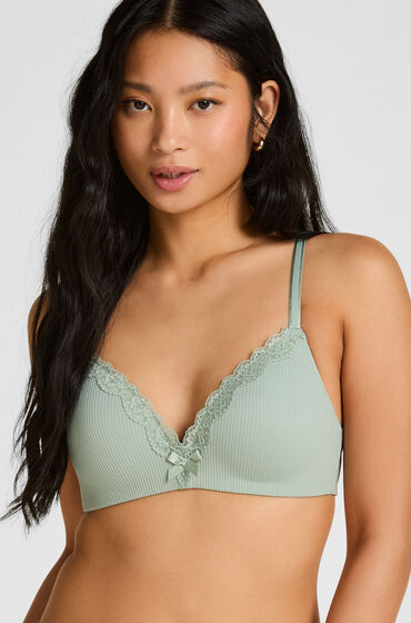 Hunkem&ouml;ller Voorgevormde bh zonder beugel Lola Groen