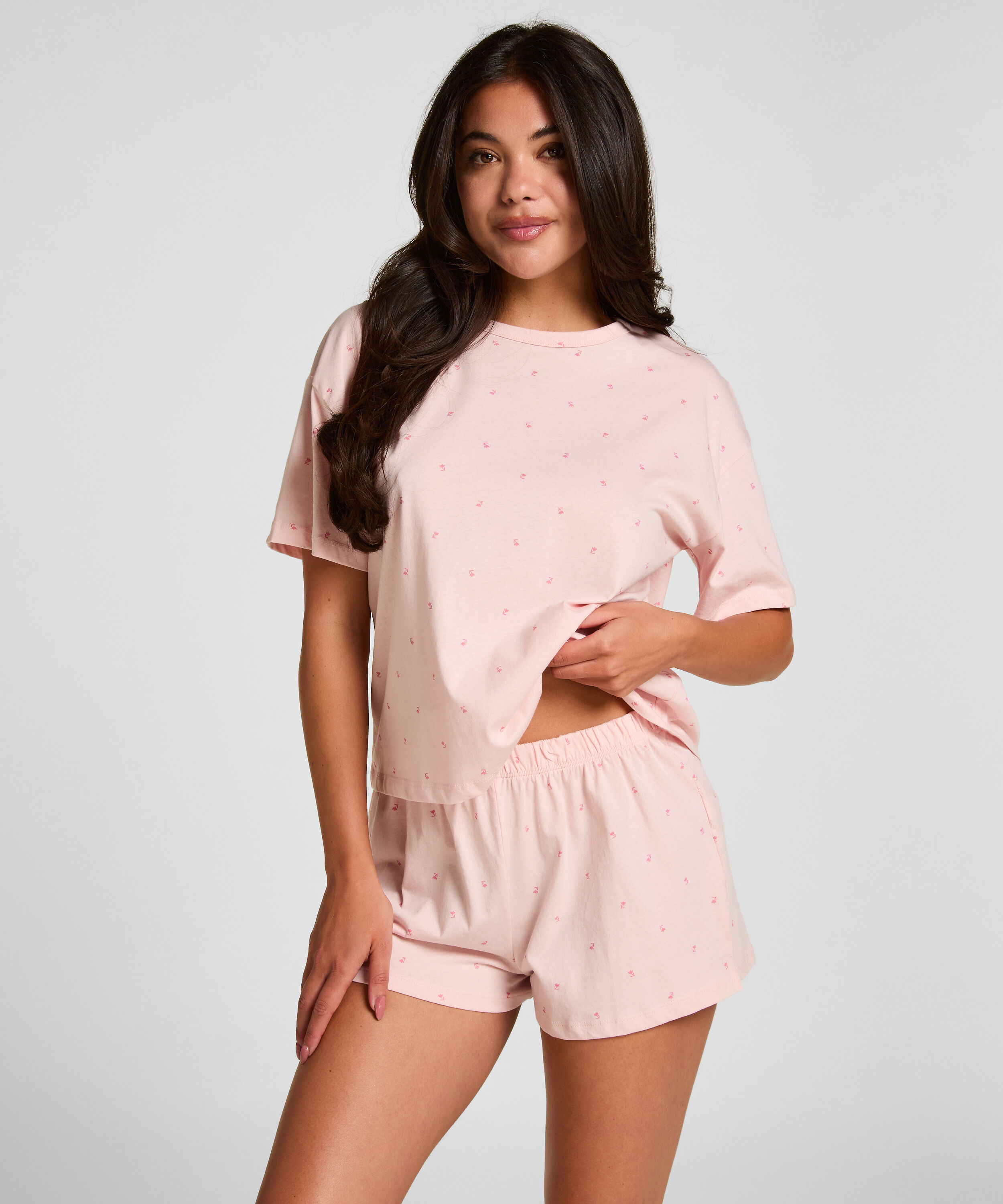 Pyjama set katoen, Roze Pyjama set katoen, Roze