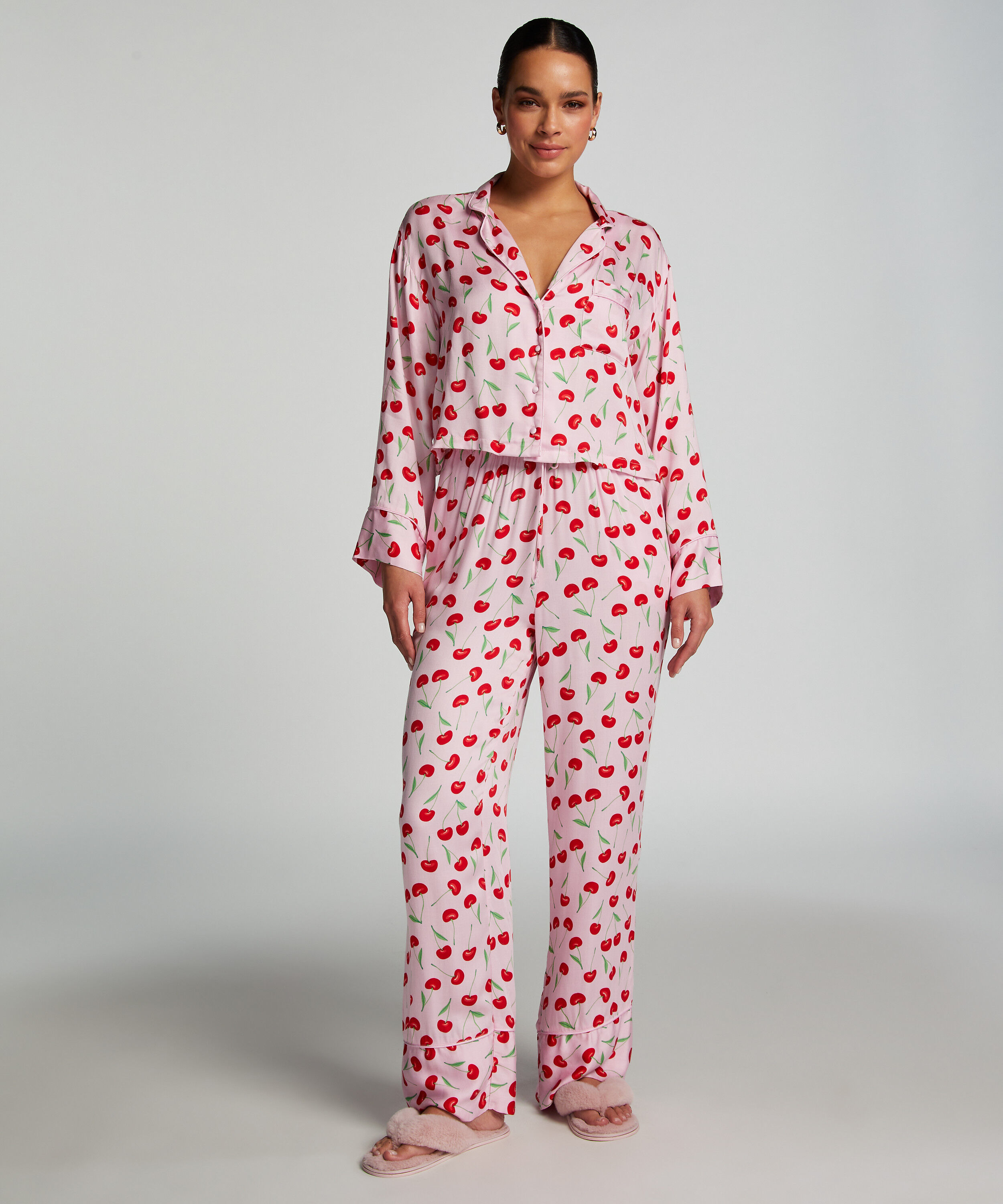 Pyjamabroek Woven Springbreakers, Roze Pyjamabroek Woven Springbreakers, Roze