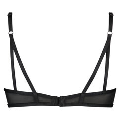 Voorgevormde maximizer beugel bh Lucia, Zwart