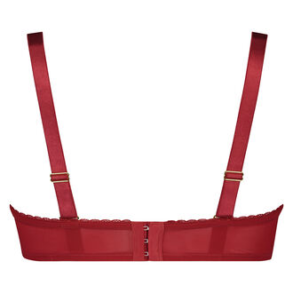 Voorgevormde strapless beugel bh Latrice, Rood