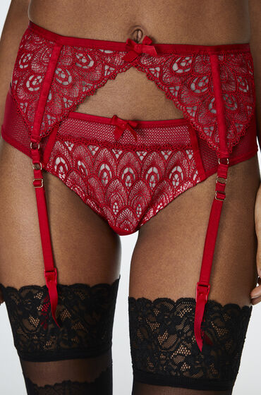 Hunkemoller Jarretel Akuti Rood hunkemoller kopen in de aanbieding