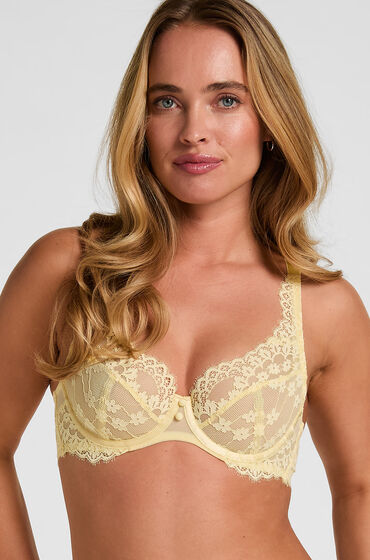 Hunkemöller Niet-voorgevormde beugel bh Daisy Geel