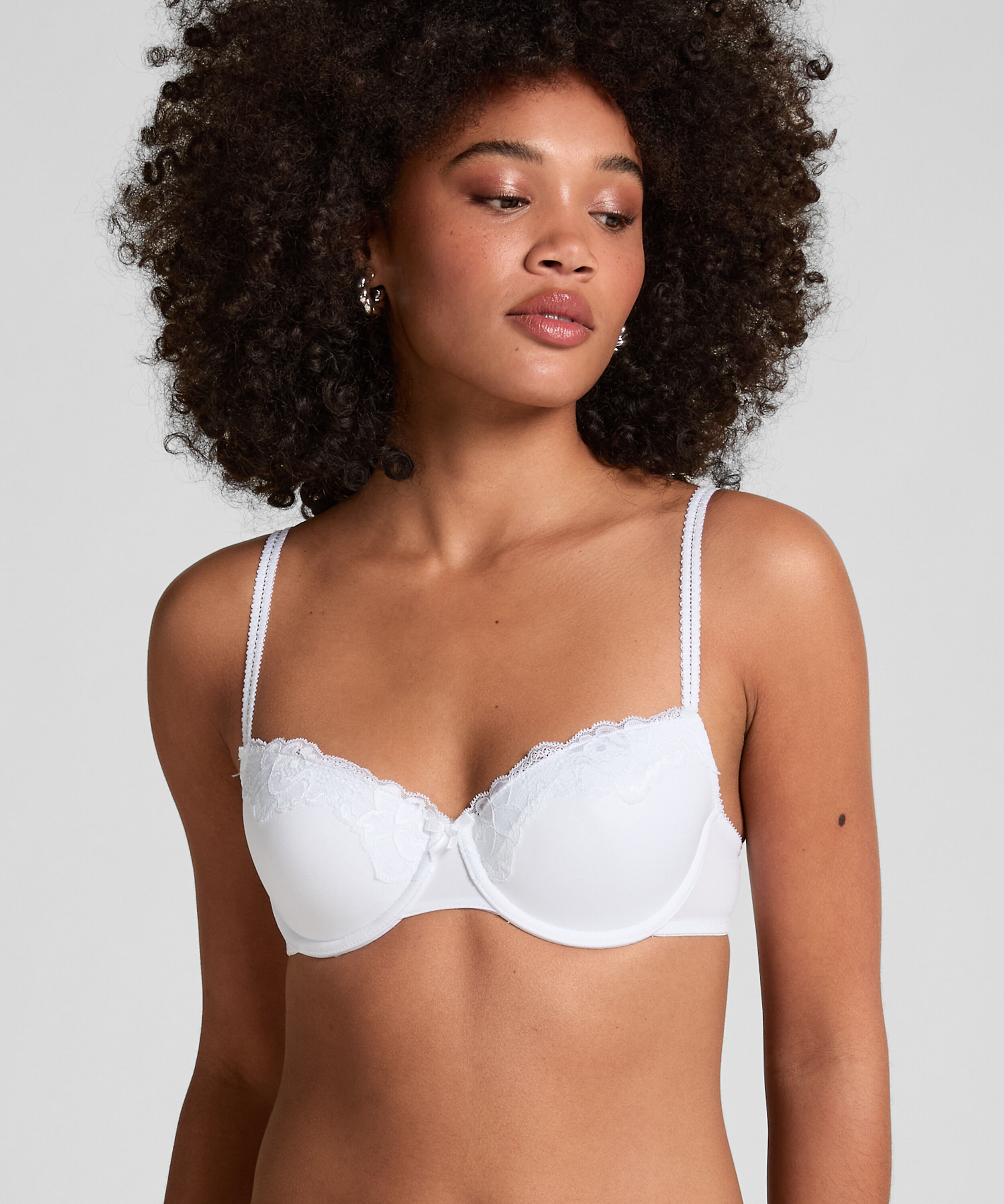 Voorgevormde beugel bh Secret Lace, Wit