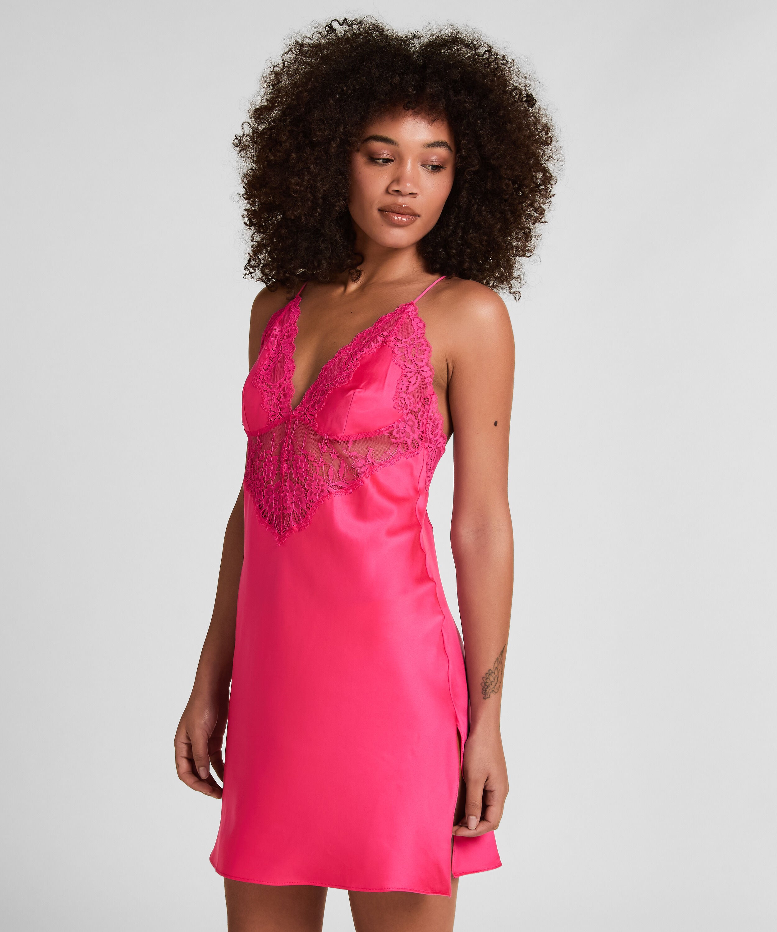 Slipdress Gabrielle, Roze Slipdress Gabrielle, Roze