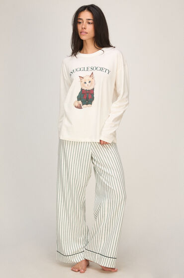 Hunkemöller Pyjama Set Viscose Wit