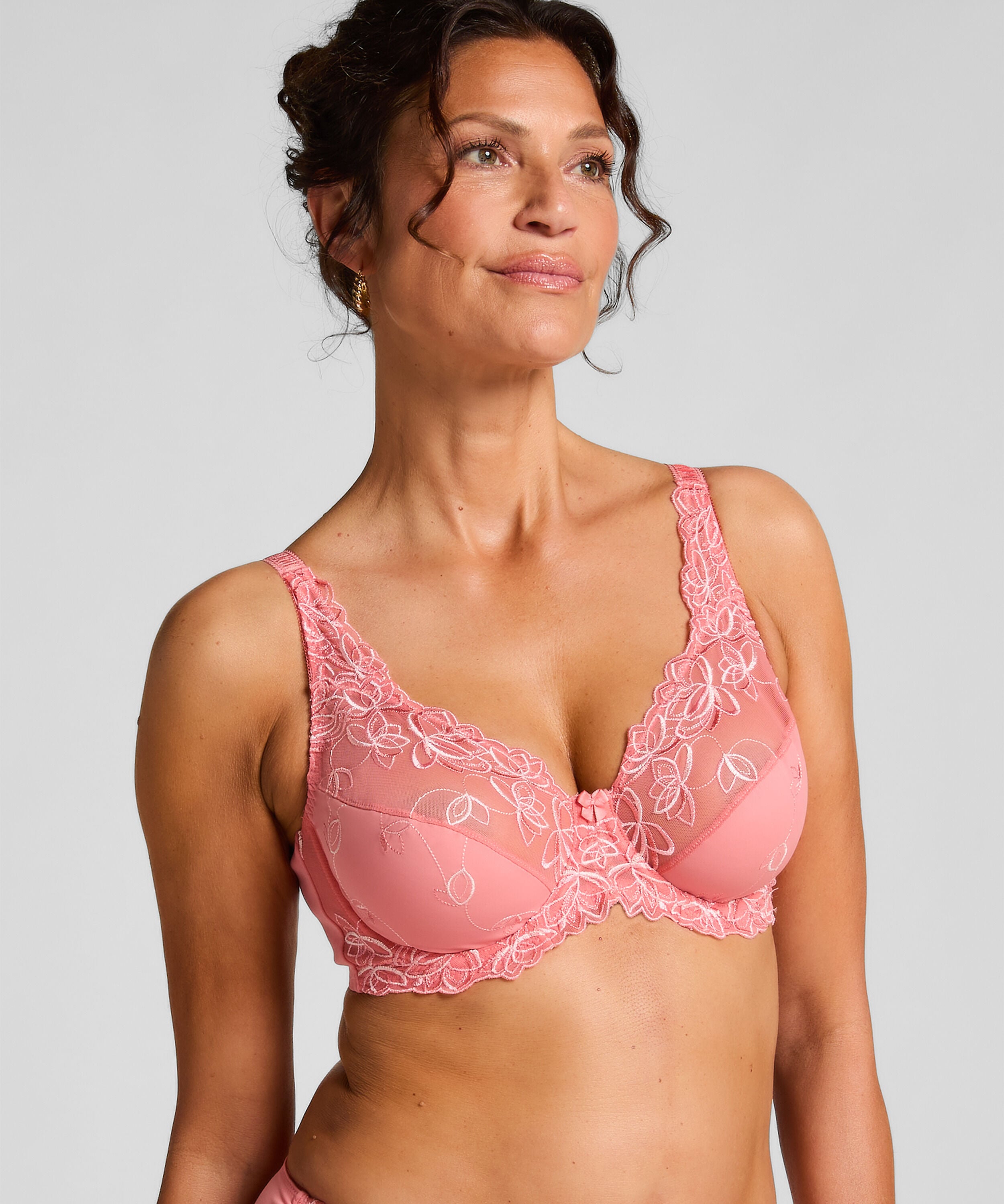 Niet-voorgevormde beugel bh Diva, Roze Niet-voorgevormde beugel bh Diva, Roze