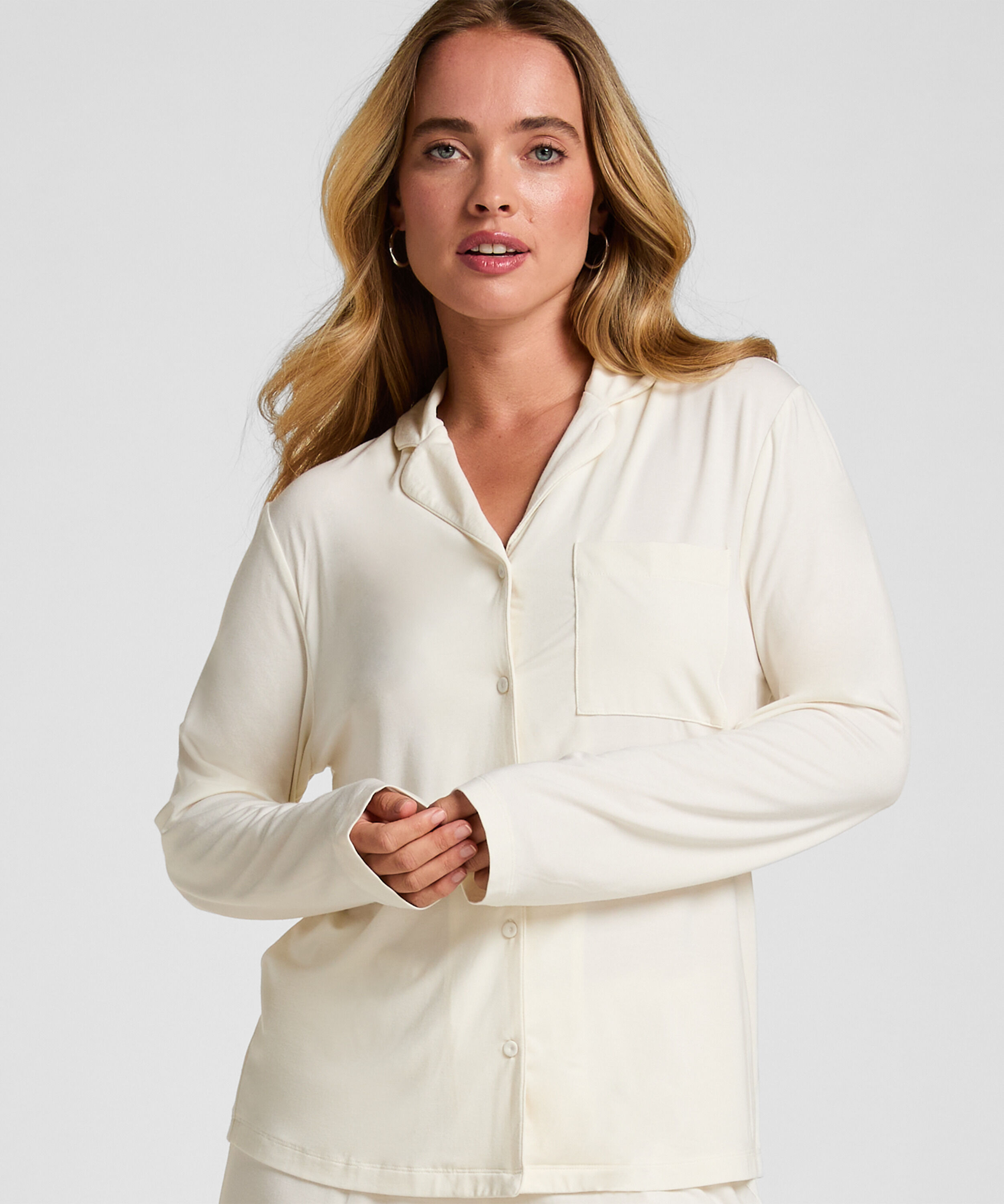 Jacket Jersey Essential, Wit Jacket Jersey Essential, Wit