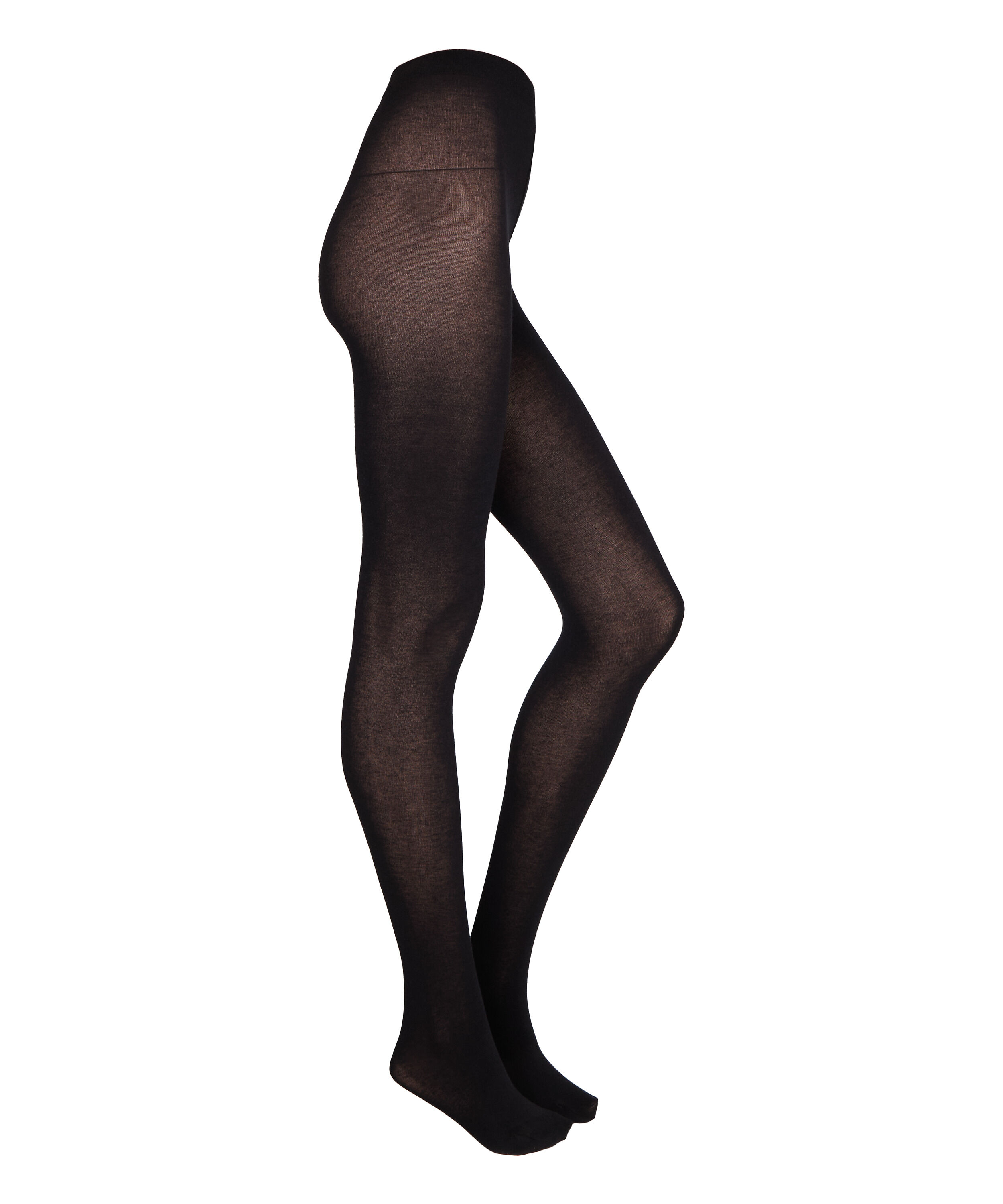 Panty Light Knit Cashmere Blend, Zwart