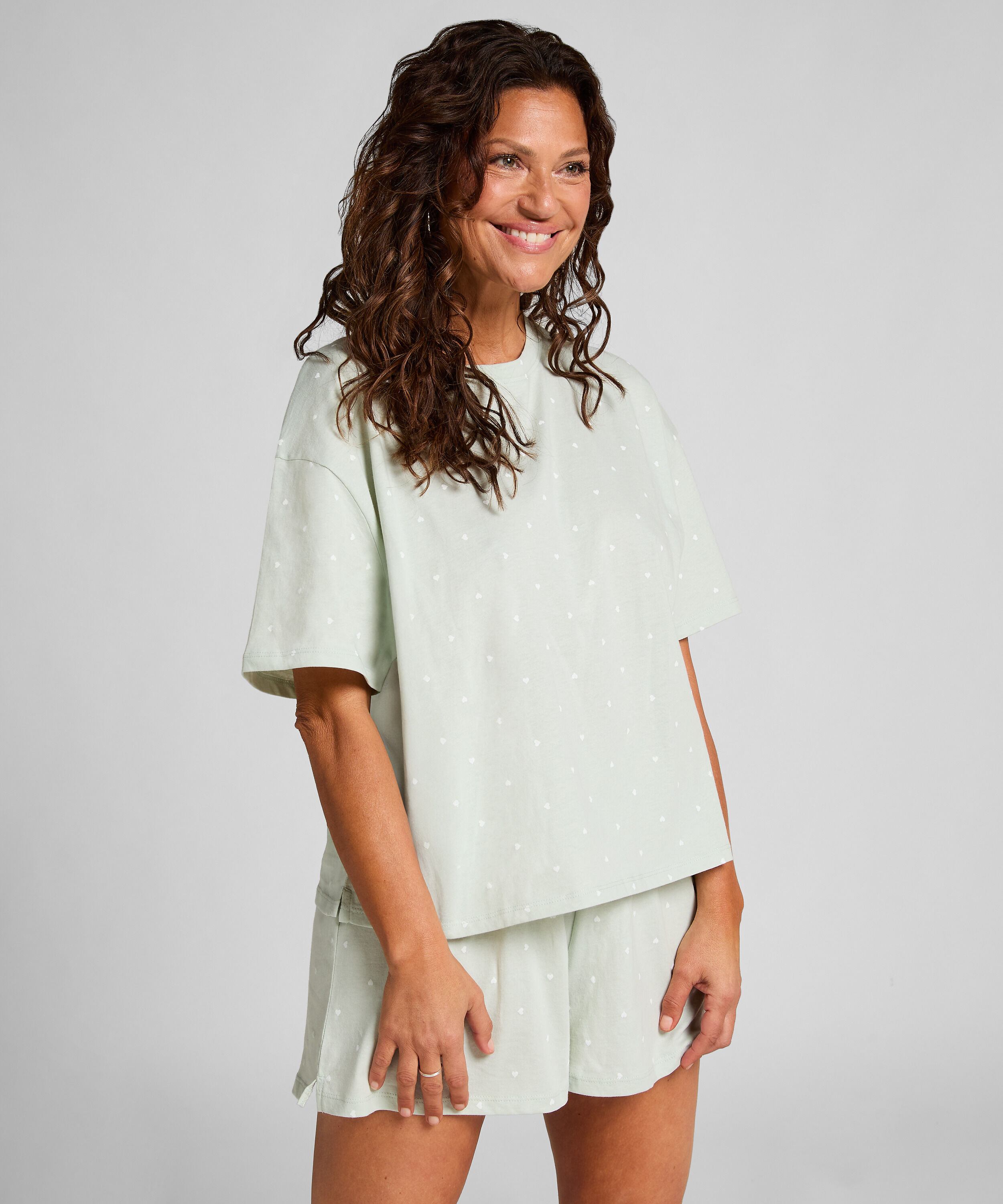 Pyjamaset Katoen, Groen