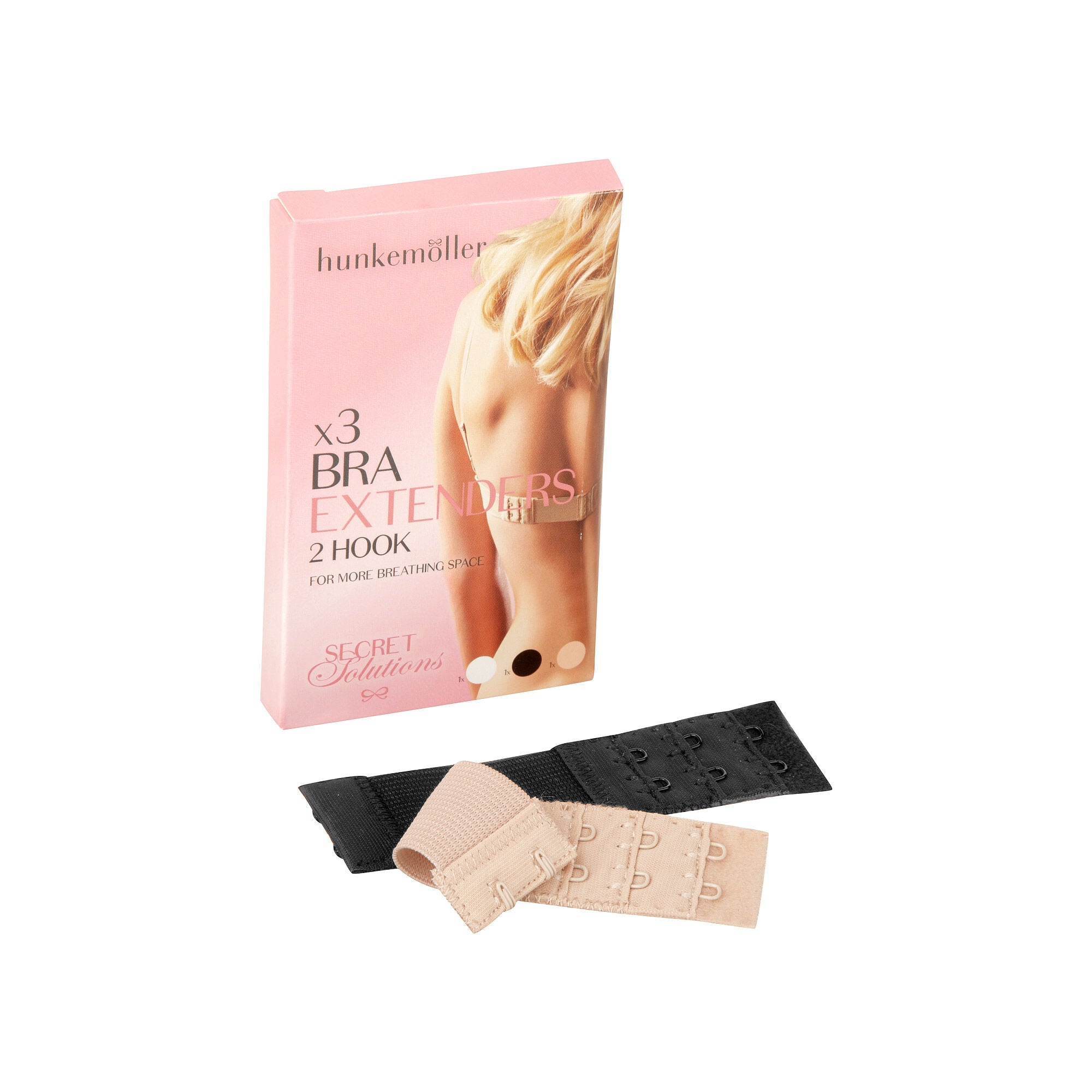 3-pack bh-verlengstukken, Wit 3-pack bh-verlengstukken, Wit