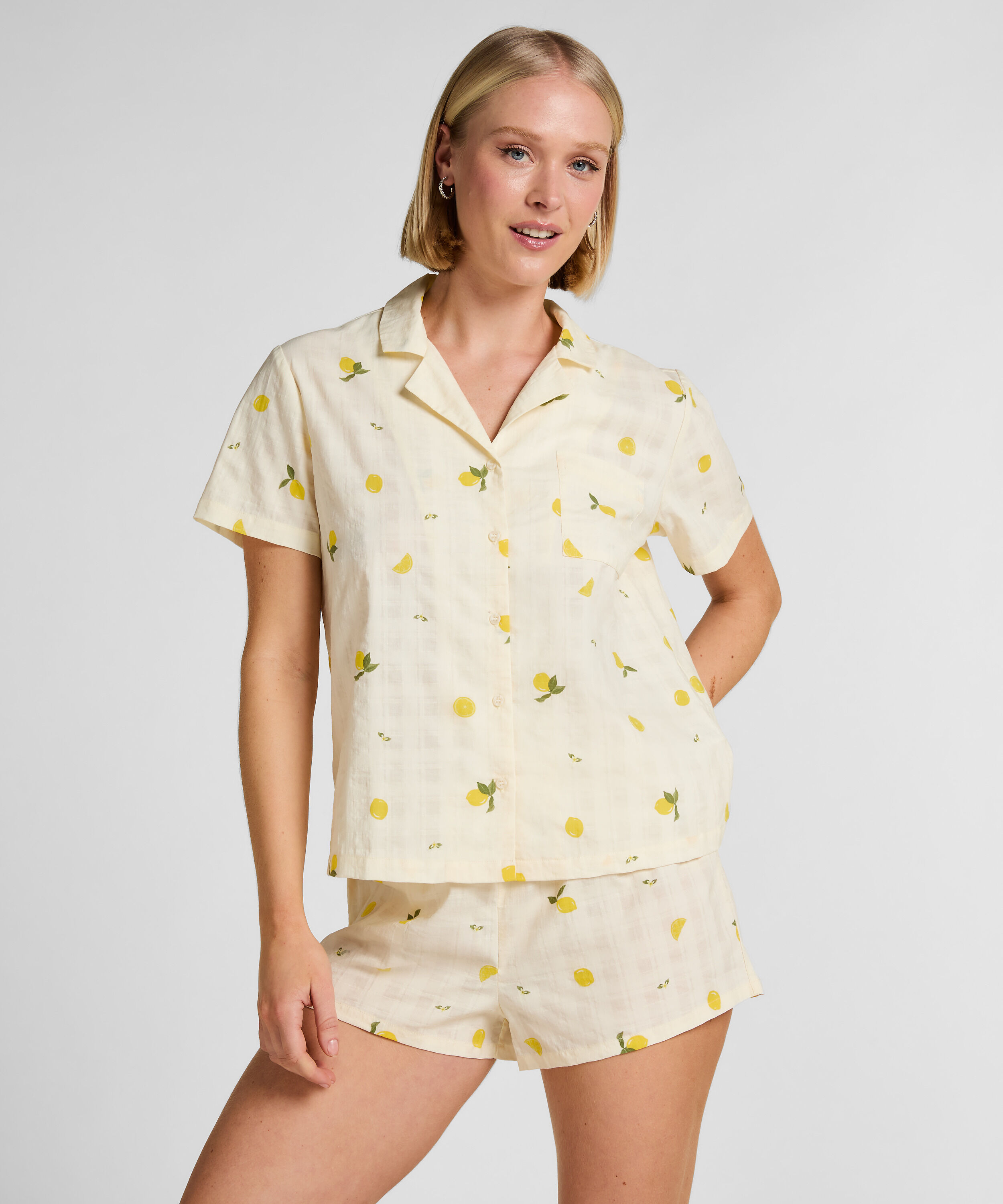 Citroen Pyjama Set, Wit Citroen Pyjama Set, Wit