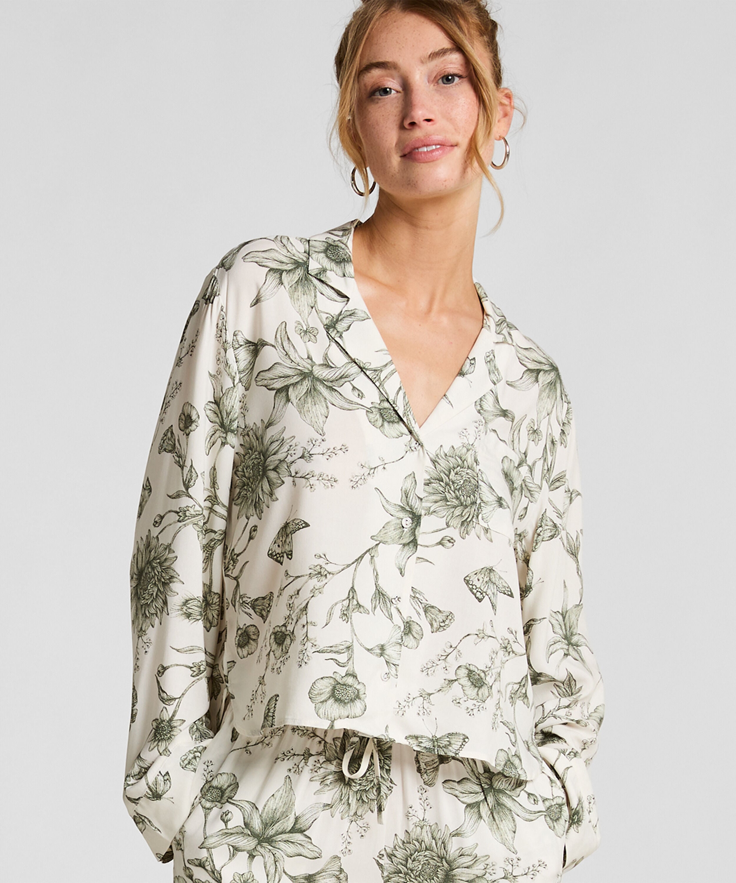 Pyjamatop Storylover, Wit Pyjamatop Storylover, Wit