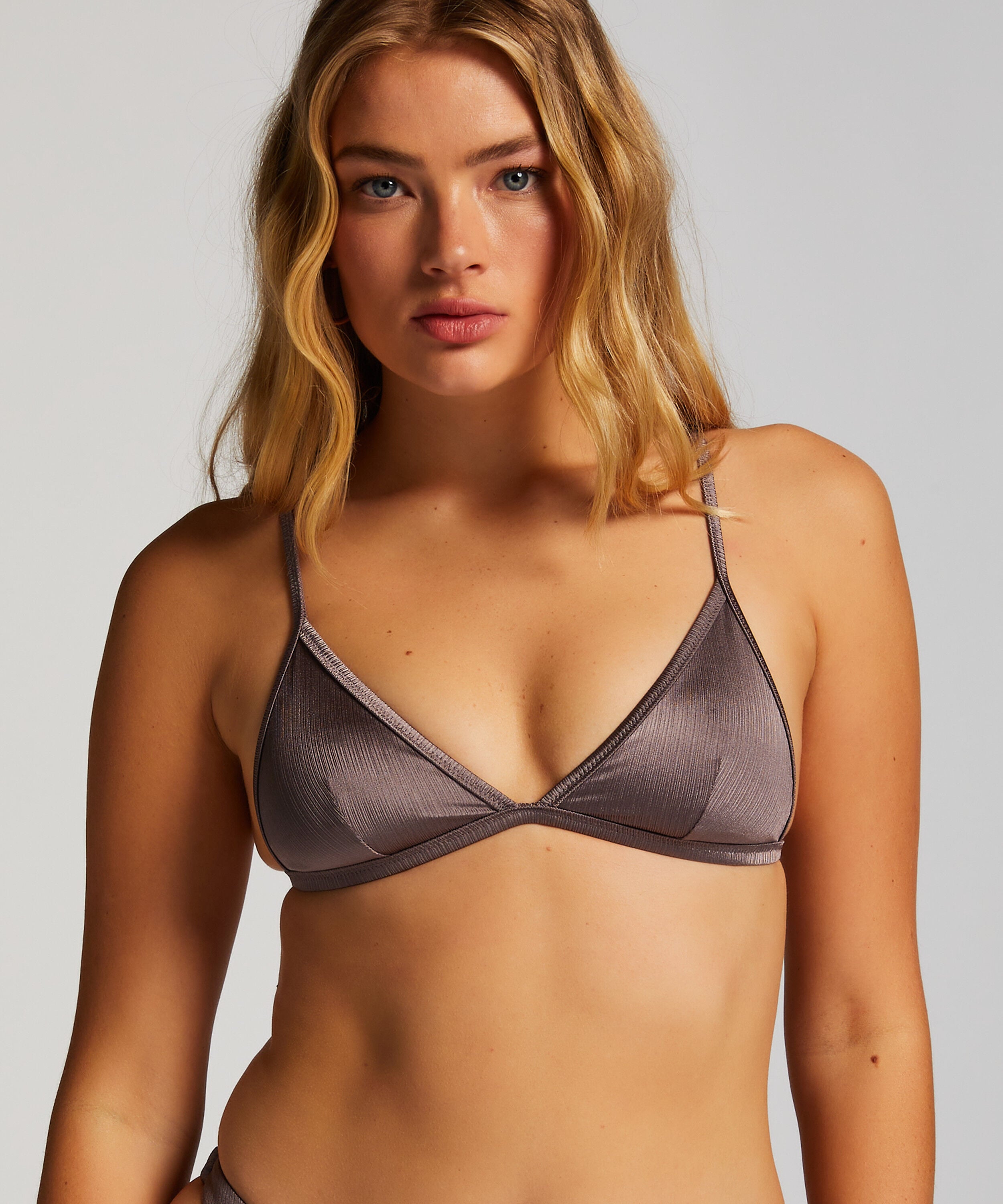 Triangel bikinitop Luna, Grijs
