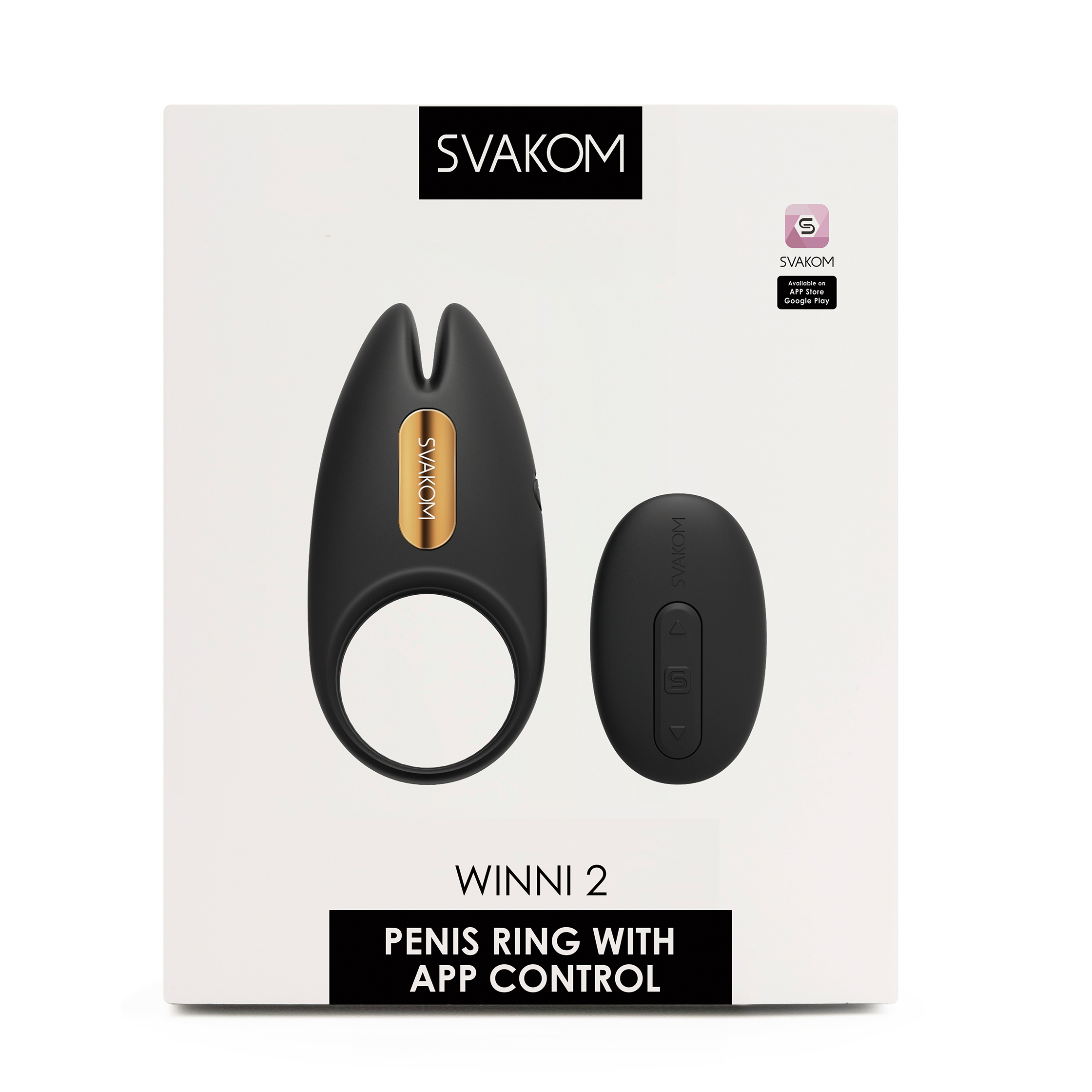 Svakom - Winni 2 App Controlled Penis Ring, Paars, main
