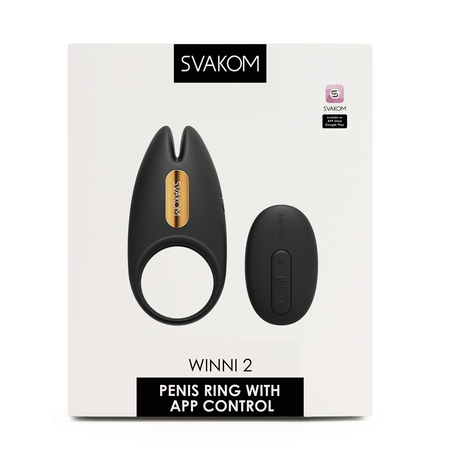 Svakom - Winni 2 App Controlled Penis Ring, Paars
